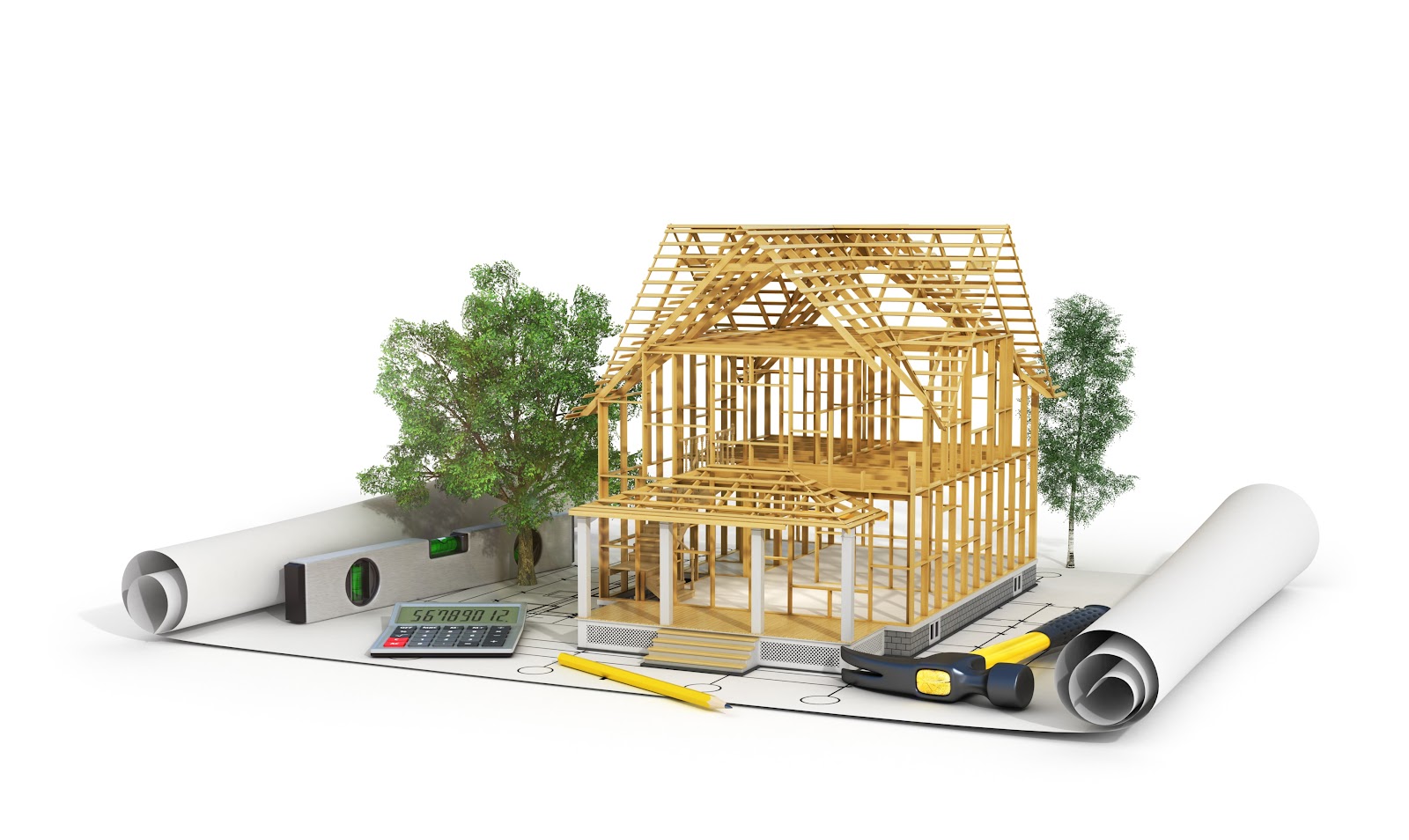 Design of house with plans